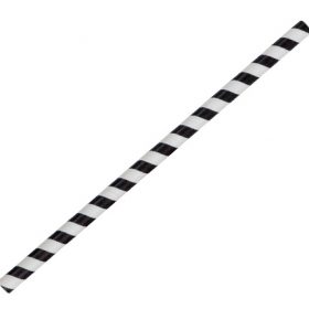 Bio_Packaging_WA_Greenmark_Perth_Paper_Takeaway_Packaging_Supplier_Paper Straw Jumbo (J)- Black Stripe