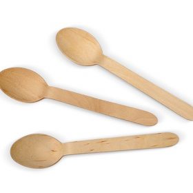 Bio_Packaging_WA_Greenmark_Perth_Food_Takeaway_Packaging_160mm Coated Wooden Spoons