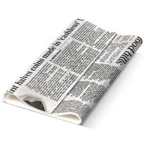 Bio_Packaging_WA_Greenmark_Perth_Paper_Takeaway_Packaging_Supplier_Greaseproof Paper (Newsprint)