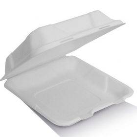 Bio_Packaging_WA_Greenmark_Perth_Paper_Takeaway_Packaging_Supplier_9" Clamshell / 1 Compartments