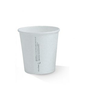Bio_Packaging_WA_Greenmark_Perth_Paper_Takeaway_Packaging_Supplier_6oz PLA coated SW Cup / Plain White