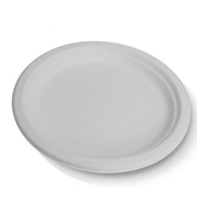 Bio_Packaging_WA_Greenmark_Perth_Food_Takeaway_Packaging_10" Sugarcane Round Plate-White