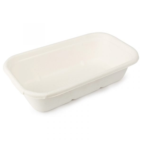 Bio_Packaging_WA_Greenmark_Perth_Food_Takeaway_Packaging_1000ml White Sugarcane Tray