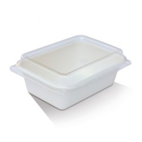 Bio_Packaging_WA_Greenmark_Perth_Paper_Takeaway_Packaging_Supplier_PET Lid / Sugarcane Tray 10oz