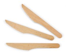 Bio_Packaging_WA_Greenmark_Perth_Food_Takeaway_Packaging_Birch Wood 165mm Coated Knives