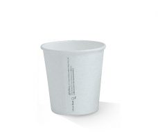 Bio_Packaging_WA_Greenmark_Perth_Paper_Takeaway_Packaging_Supplier_6oz PLA coated SW Cup / Plain White