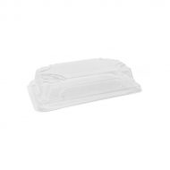 Bio_Packaging_WA_Greenmark_Perth_Paper_Takeaway_Packaging_Supplier_Sushi Tray PET Lid - Medium (M)