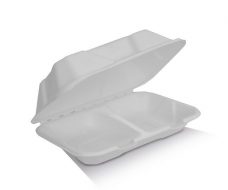 Bio_Packaging_WA_Greenmark_Perth_Paper_Takeaway_Packaging_Supplier_9.7x6.5x3" Clamshell/ 2 Compartments