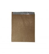 Bio_Packaging_WA_Greenmark_Perth_Paper_Takeaway_Packaging_Supplier_Plain Brown Small Foil Chicken Bag